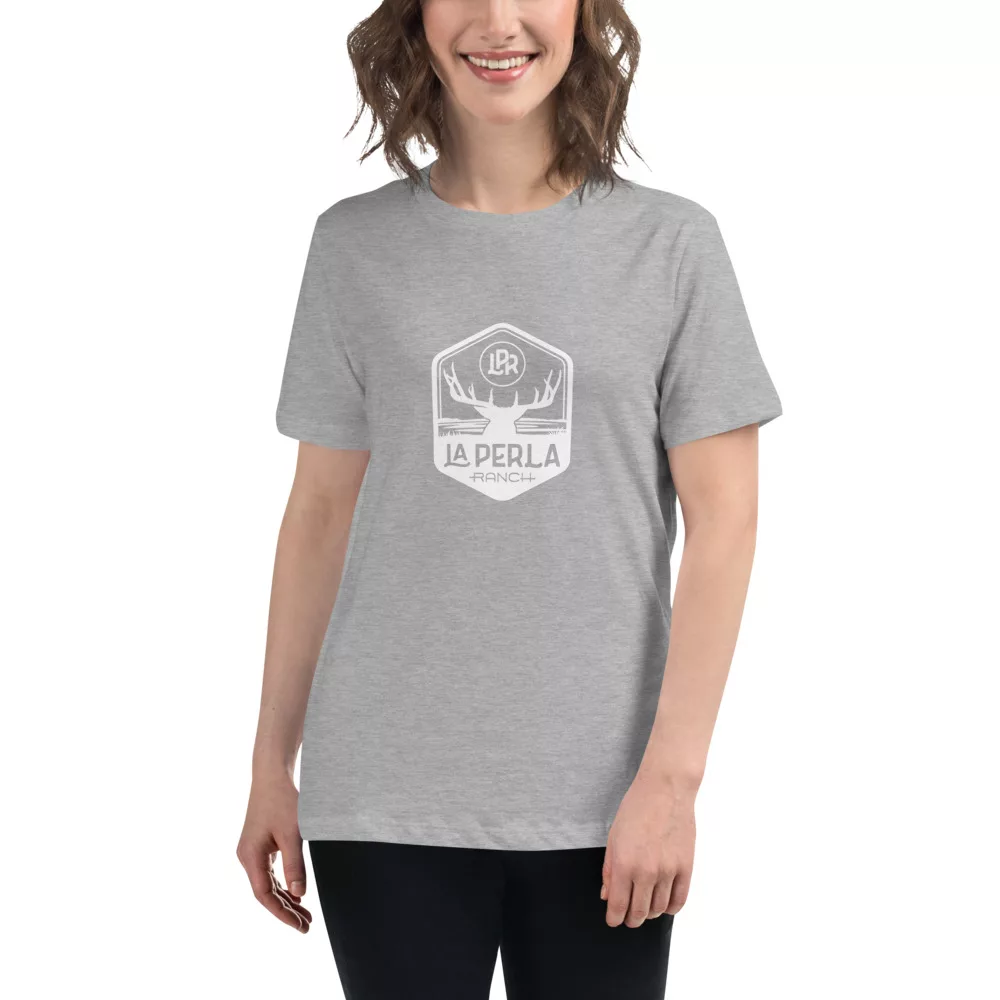 nj4AbcuH womens relaxed t shirt athletic heather front 61c4f7777969f La Perla Ranch Women's Relaxed T-Shirt - Image 6